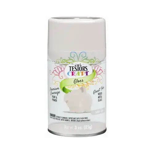 Craft Spray Paint, Smokey Beige Gloss, 3-oz. Craft Spray Paint, Smokey Beige Gloss, 3-oz.