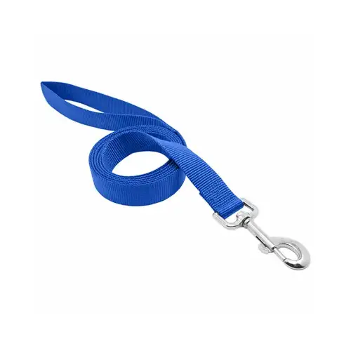 Pet Expert Nylon Dog Leash, Blue, 1-In. x 6-Ft. Pet Expert Nylon Dog Leash, Blue, 1-In. x 6-Ft.