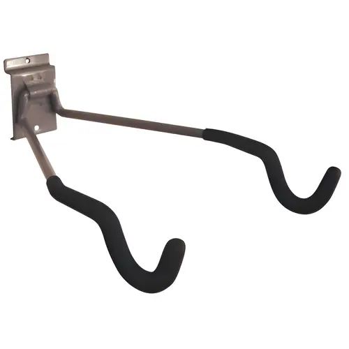 Bike Hanger Hook, 50 lb, Steel, Powder-Coated Bike Hanger Hook, 50 lb, Steel, Powder-Coated