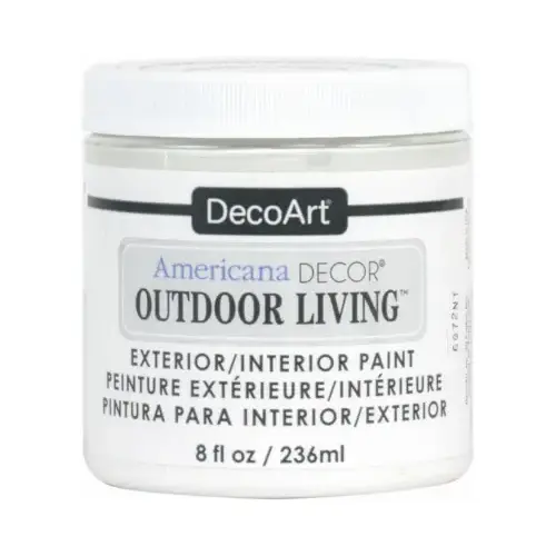 Americana Decor Outdoor Living Craft Paint, Picket Fence, 8-oz. Americana Decor Outdoor Living Craft Paint, Picket Fence, 8-oz.