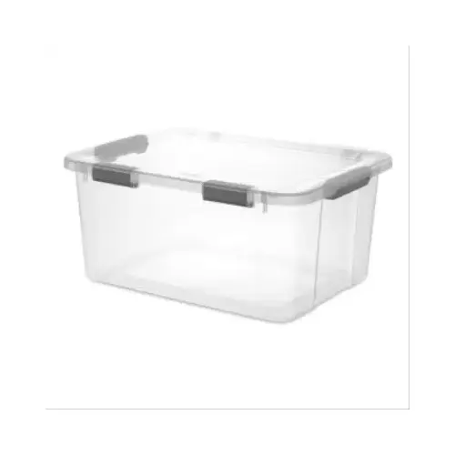 HingeLID Storage Container Box, Clear, 60-Qt. HingeLID Storage Container Box, Clear, 60-Qt.
