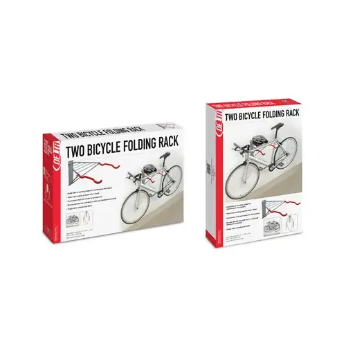2-Bike Folding Wall Rack