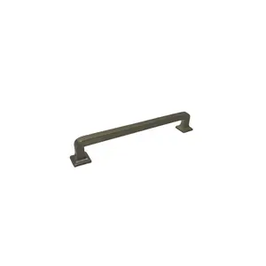 Schaub 537-SSB 6" Center to Center Menlo Park Cabinet Pull Signature Satin Brass Finish