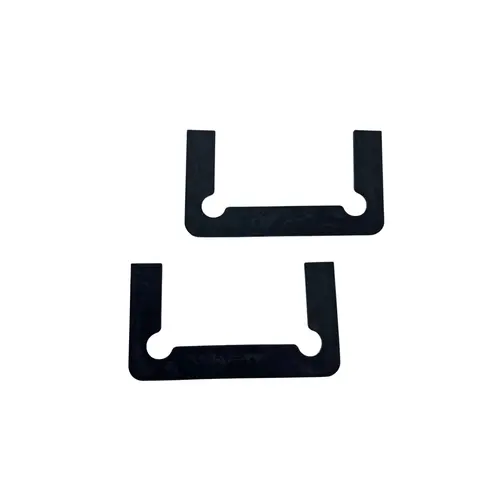 2.5 mm Gaskets for Pinnacle Hinges Using 5/16" (8 mm) Thick Glass Black