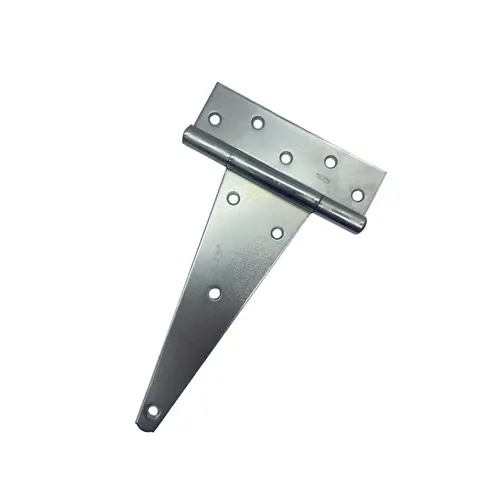 10" LIFESPAN Heavy T Hinge with No Screws # S145-252 Zinc Plated Finish 10" LIFESPAN Heavy T Hinge with No Screws # S145-252 Zinc Plated Finish