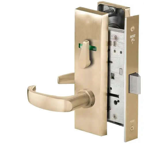 BEST 45H0LT14M606VIT Grade 1 Privacy Mortise Lock, Visual Thumbturn ...