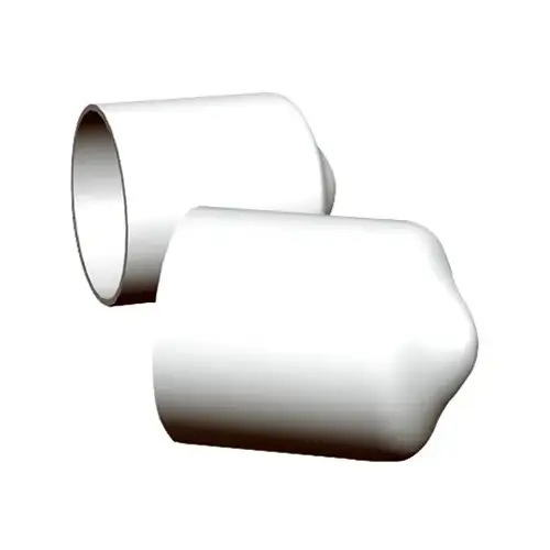 White Wire Shelving End Cap (14-Count) White Wire Shelving End Cap (14-Count)