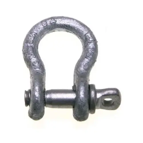 Anchor Shackle, Screw Pin, 7/16-In. Anchor Shackle, Screw Pin, 7/16-In.
