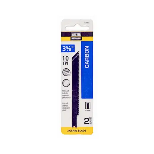 Carbon Jigsaw Blade, 3-5/8 In., 10-TPI - pair