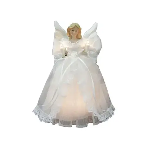 Christmas Tree Top Angel, Lighted, 10-In.