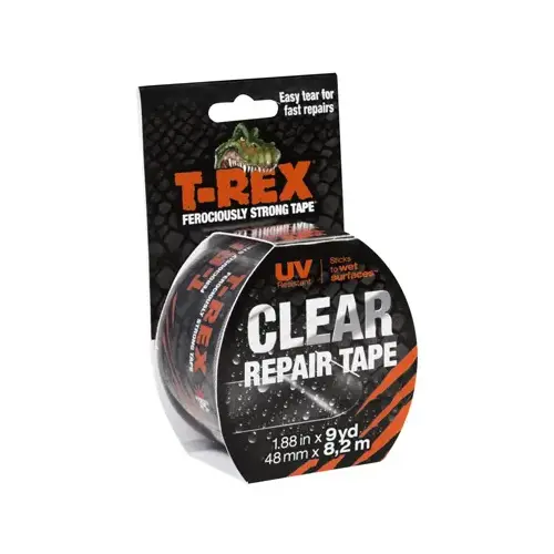 Repair Tape, 9 yd L, 1.88 in W, Clear