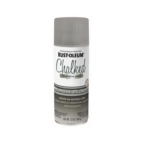 Decorative Glaze Chalked Semi-Transparent Smoked Glaze 12 oz Smoked Glaze Decorative Glaze Chalked Semi-Transparent Smoked Glaze 12 oz Smoked Glaze