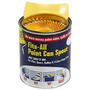 FoamPro 61-XCP50 Fits-All Paint Can Spout, Plastic, 1 gal Capacity - pack of 50