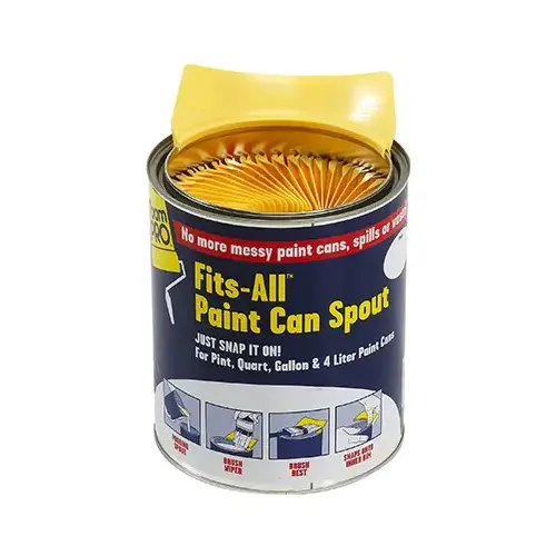 Fits-All Paint Can Spout, Plastic, 1 gal Capacity - pack of 50