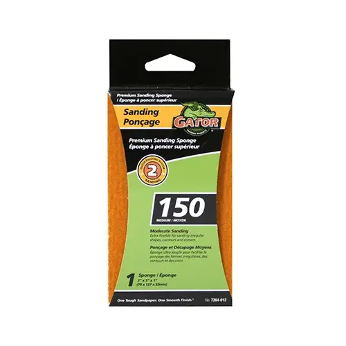 EZ123 Premium Sanding Sponge, Medium 150-Grit, 3 x 5 x 1-In. EZ123 Premium Sanding Sponge, Medium 150-Grit, 3 x 5 x 1-In.