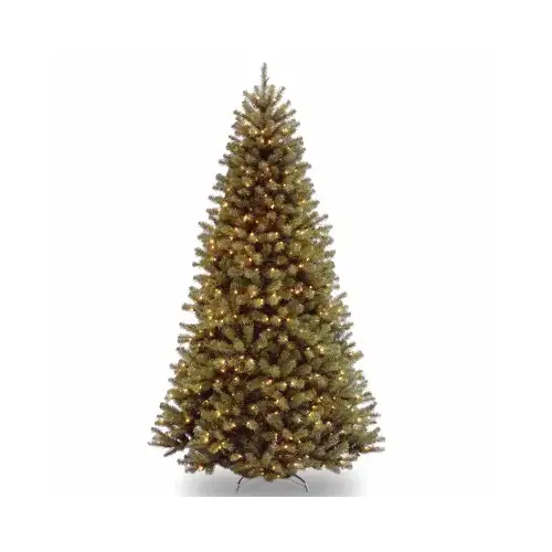 Artificial North Valley Spruce Tree, Green, 550 Clear Lights, 7.5-Ft.
