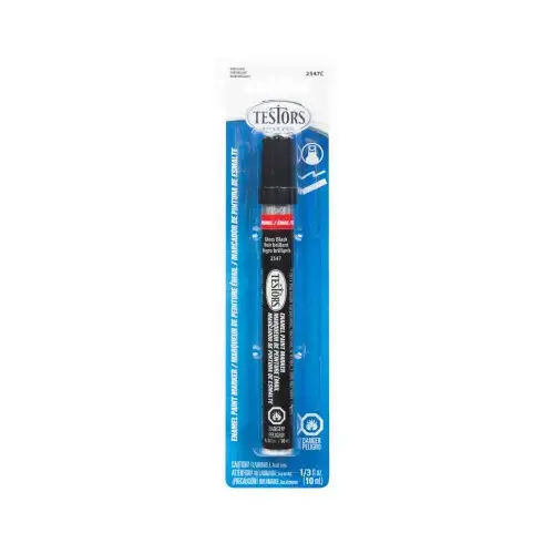 Enamel Craft Paint Marker, Black Gloss, 1/3-oz.