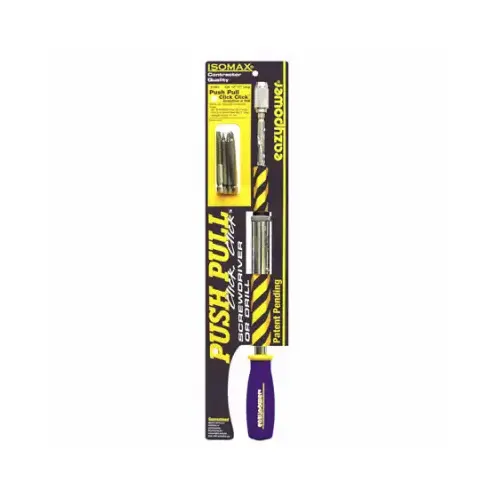 Screwdriver, 1/4 in Drive, Hex Drive, 12 to 17 in OAL