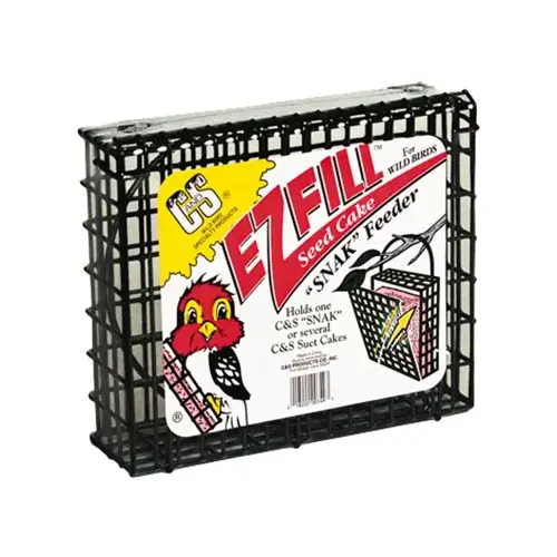 EZ Fill Seed Cake Snak Bird Feeder, Holds 56-oz. of Suet Hunter Grenn