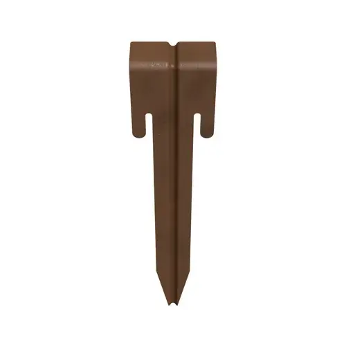 Edging Stakes, Bronze Steel, 10.5-In - pack of 3