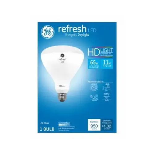 LED Refresh HD Bulb, BR40, Daylight, 950 Lumens, 11-Watt LED Refresh HD Bulb, BR40, Daylight, 950 Lumens, 11-Watt