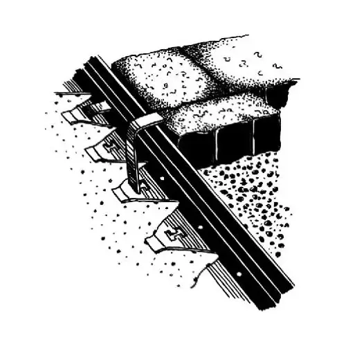 Pavement Edger, Black, 8-Ft.