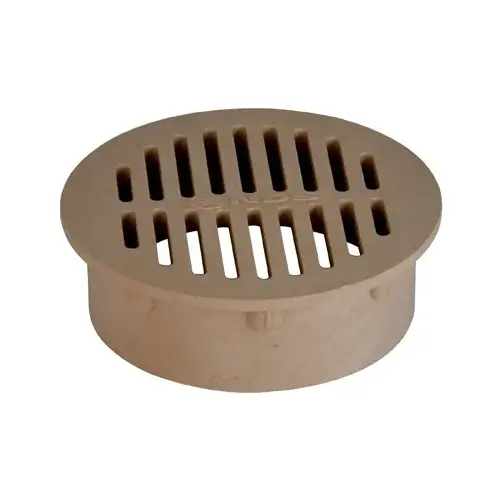 6" Round Grate, Sand