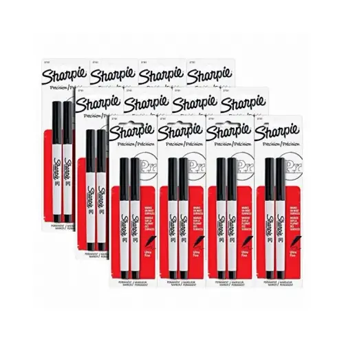Sharpie Permanent Marker, Ultra Fine Lead/Tip, Black Lead/Tip Sharpie Permanent Marker, Ultra Fine Lead/Tip, Black Lead/Tip