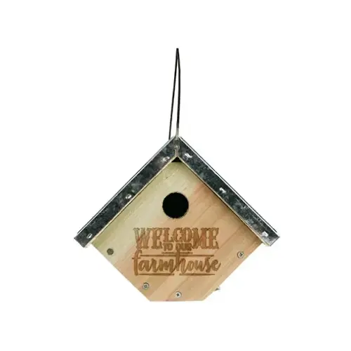 Rustic Wren Bird House, Cedar Rustic Wren Bird House, Cedar