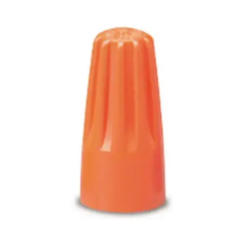Wire Connector, 22-14 AWG, Orange, Small - pack of 100 Wire Connector, 22-14 AWG, Orange, Small - pack of 100