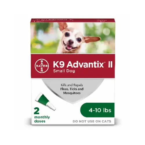 Flea And Tick Prevention & Treatment for Dogs 4-10-Lbs., 2 Doses Pair Flea And Tick Prevention & Treatment for Dogs 4-10-Lbs., 2 Doses Pair