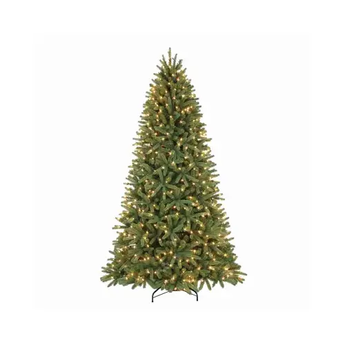 Artificial Pre-Lit Christmas Tree, Quick-Fold Woodland Fir, 750 Clear Lights, 7.5-Ft. Artificial Pre-Lit Christmas Tree, Quick-Fold Woodland Fir, 750 Clear Lights, 7.5-Ft.