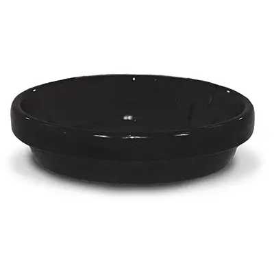 CERAMO Saucer Black Ceramic 7.75 x 1.75-In. - pack of 10 PCSABX-8-BL-XCP10 CERAMO Saucer Black Ceramic 7.75 x 1.75-In. - pack of 10 PCSABX-8-BL-XCP10