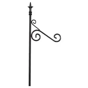 PANACEA 89133 Shepherds Hook, Romantic Style, Black, 72-In.