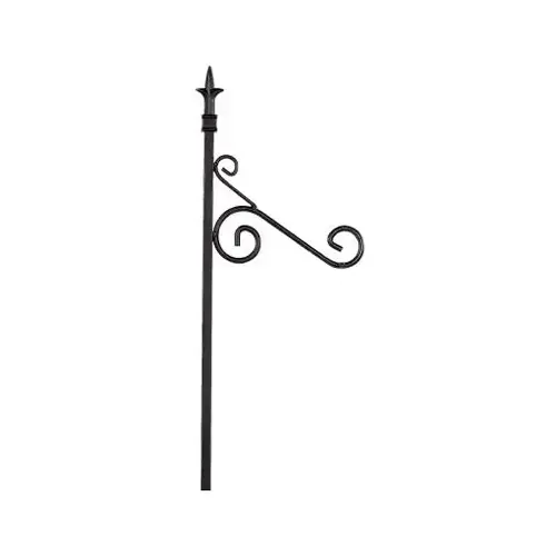 Shepherds Hook, Romantic Style, Black, 72-In. Shepherds Hook, Romantic Style, Black, 72-In.