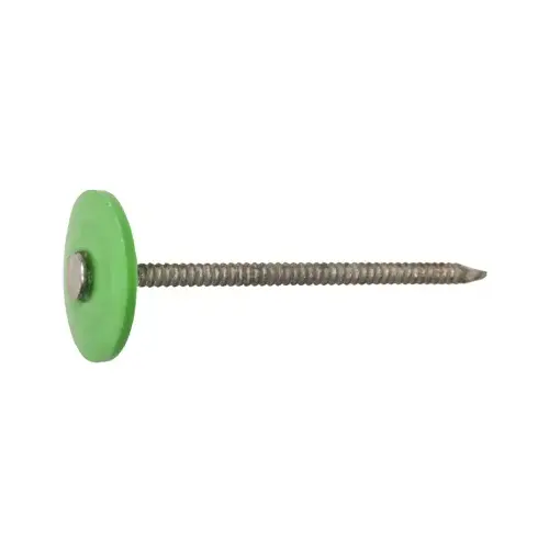 Fasn-Rite Galvanized Plastic-Cap Roofing Nails, 12 Gauge, 1.5-In., 185-Ct. Fasn-Rite Galvanized Plastic-Cap Roofing Nails, 12 Gauge, 1.5-In., 185-Ct.