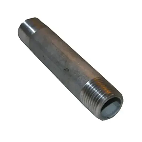 Stainless Steel Pipe Nipple, 1/2 x 5-In. Stainless Steel Pipe Nipple, 1/2 x 5-In.