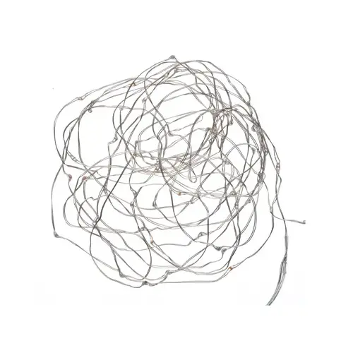 Manhattan LED String Light Set, 50 Red, White, Blue Lights, 17-Ft.