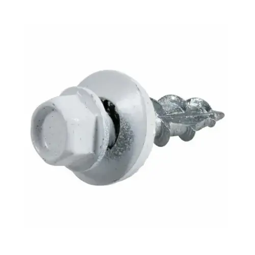 Powerpro OSB Roofing Screws, White, #12/14 x 3/4-In., 1-Lb. Powerpro OSB Roofing Screws, White, #12/14 x 3/4-In., 1-Lb.