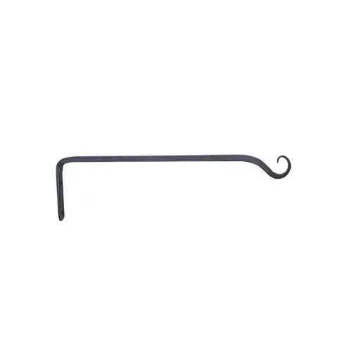 Hanging Plant Hook, Straight, Black, 15-In. Hanging Plant Hook, Straight, Black, 15-In.
