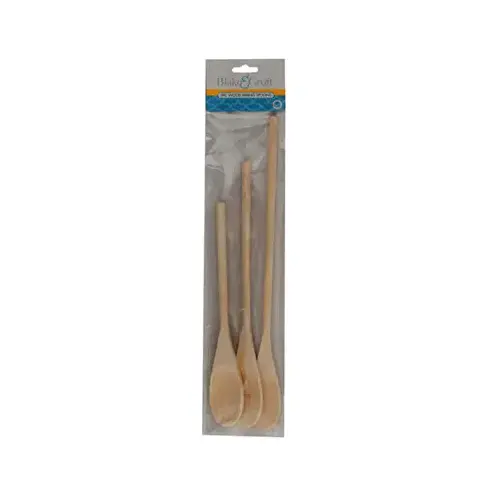 Mixing Spoons, Wooden - pack of 3