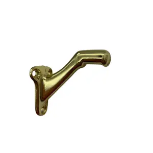 IVES 059A3 Hand Rail Bracket, Brass, 2-1/4" L X 1-3/8" W