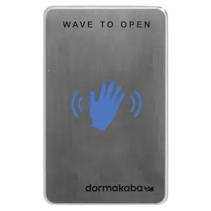 RCI 910TC-SS Single Gang Touchless Switch for Activation of Automatic Doors Stainless Steel Finish