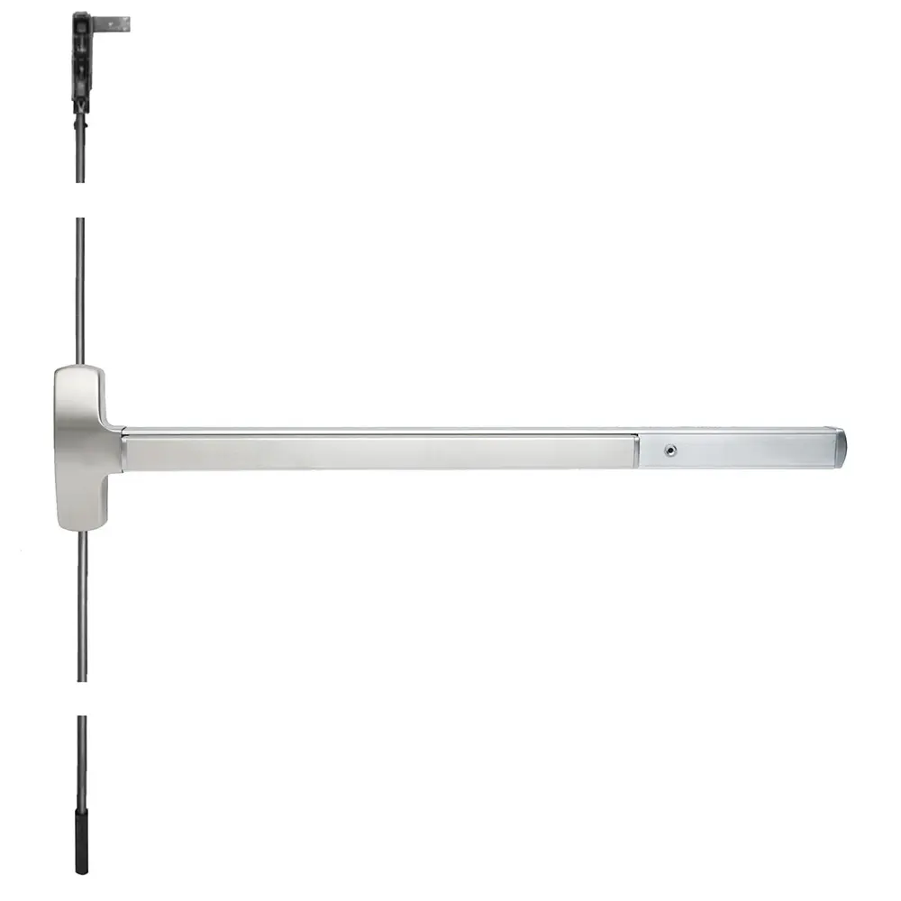 Falcon Motorized Exit Device Satin Chrome MEL25C-L-S 4 626 RHR Falcon Motorized Exit Device Satin Chrome MEL25C-L-S 4 626 RHR