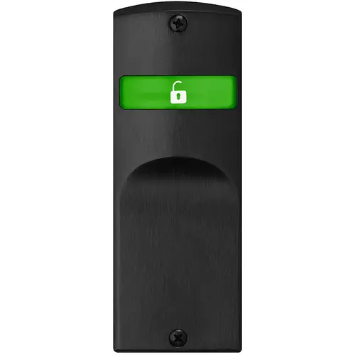 Indicator for Sectional Trim without Input (Blank), Interior displays Icons only in Green & Red, Field Reversible, Black Suede Powder Coat Finish Black Suede Powder Coat Indicator for Sectional Trim without Input (Blank), Interior displays Icons only in Green & Red, Field Reversible, Black Suede Powder Coat Finish Black Suede Powder Coat