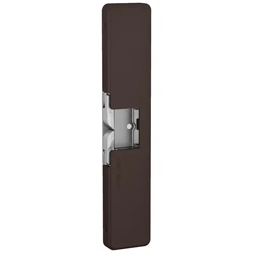 Slim Line Electric Strike 12/24VDC, FS/FSE, Rim Exits Max 1/2" Throw, 9" x 1-3/4" x 9/16", LBM Latchbolt Monitor, Wood or Metal Frame, 613E/US10BE Dark Oxidized Satin Bronze Slim Line Electric Strike 12/24VDC, FS/FSE, Rim Exits Max 1/2" Throw, 9" x 1-3/4" x 9/16", LBM Latchbolt Monitor, Wood or Metal Frame, 613E/US10BE Dark Oxidized Satin Bronze