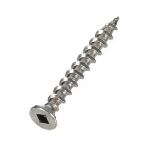 Deck Screws Weather Maxx 1 No. 10 S X 3" L Square Flat Head Deck Screws Weather Maxx 1 No. 10 S X 3" L Square Flat Head