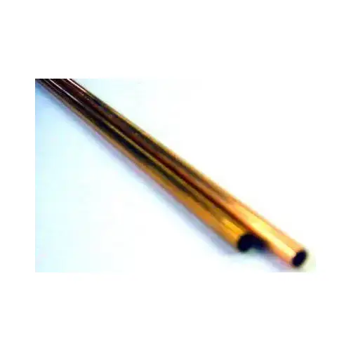 Round Copper Tube, .014 x 5/32 x 36 In.