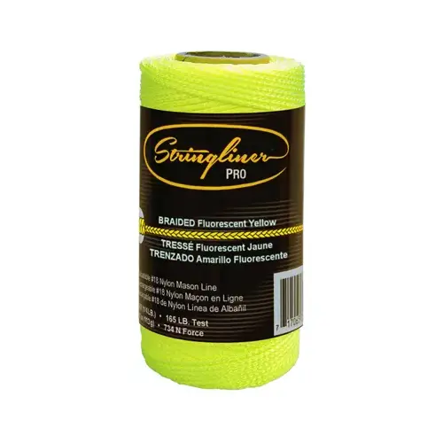 250 Ft. Fluorescent Yellow Braided Nylon Mason Line 250 Ft. Fluorescent Yellow Braided Nylon Mason Line