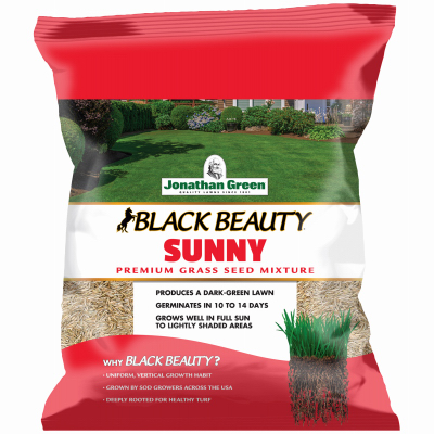 JONATHAN GREEN TURF 10880 Black Beauty 7 Lb. 2975 Sq. Ft. Coverage Full Sun Grass Seed